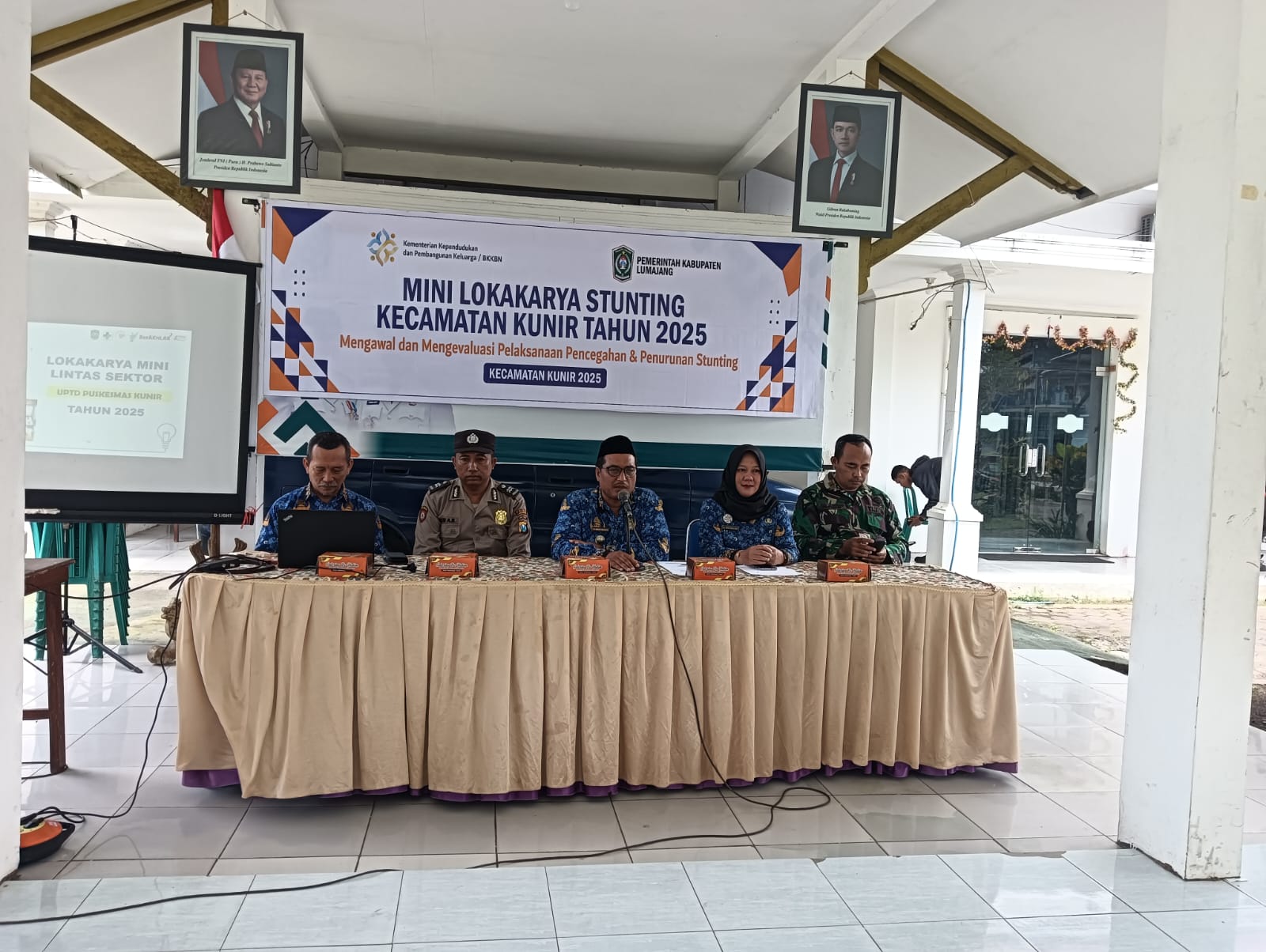 Mini Lokakarya Penurunan Stunting, Kecamatan Kunir Perkuat Komitmen Penurunan Stunting Lintas Sektor