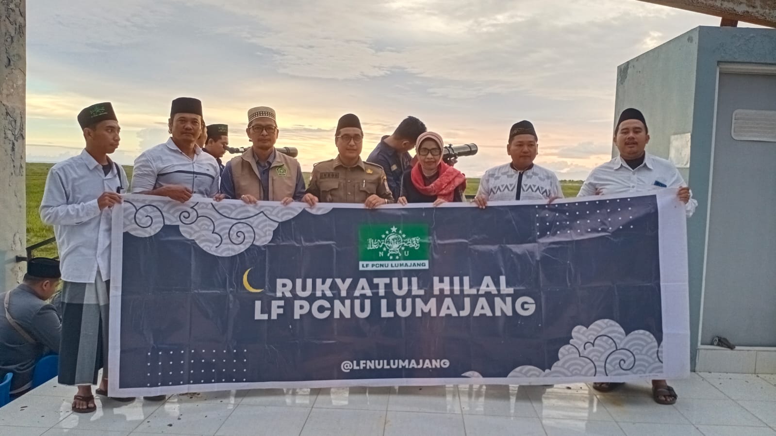 Camat Kunir Hadiri Pemantauan Rukyatul Hilal 1 Syawal 1447 H di AWR Pandanwangi